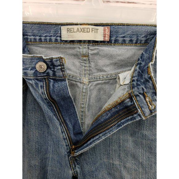 Levi Strauss & Co Men's 550 Relaxed Fit Cotton Blue Denim Jeans Size 34X30 - Picture 2 of 10